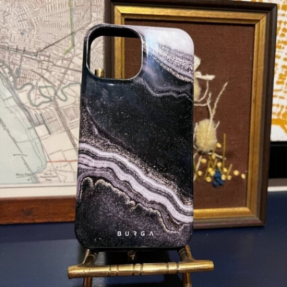Burga Black and White Marble Phone Case